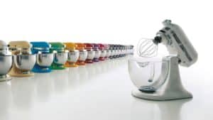Panoplie de couleurs de robots Kitchenaid