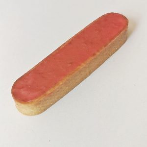 Montage tartelette fraise basilic girofle - confit fraise