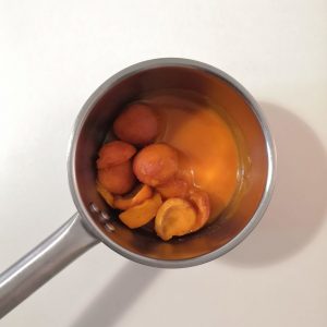 Cuisson des abricots pour insert abricot