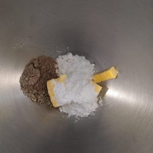 Ingrédients pour pâte sucrée aux noix