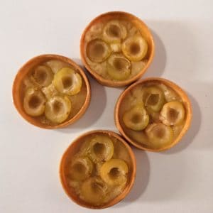 Tartelette mirabelle avec crème d'amande et mirabelles