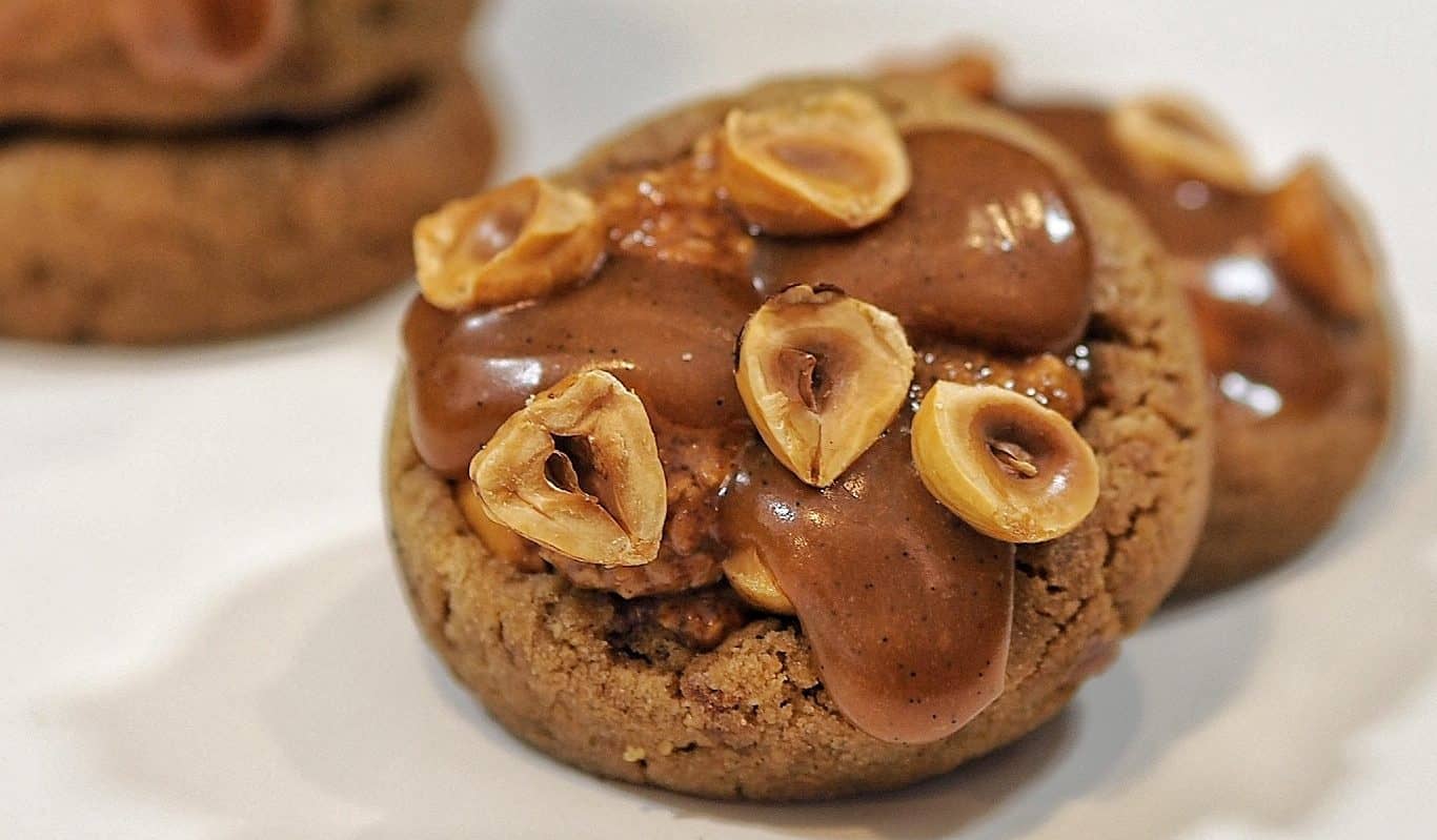 Cookies noisette caramel
