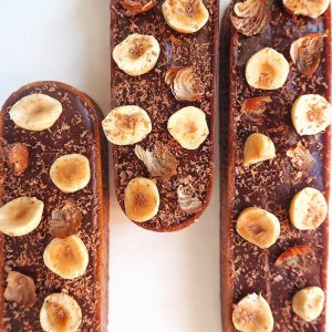 tarte choconuts vue de dessus