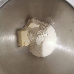 Préparation pâte pour croustillant chocolat au lait