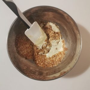 Mélange coco, gavottes et chocolat blanc
