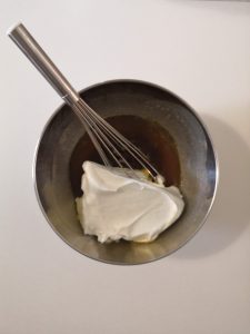 Beurre noisette et corne de meringue
