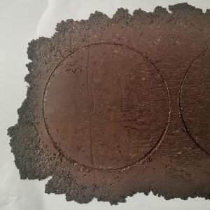 Sablé cacao reconstitué détaillé
