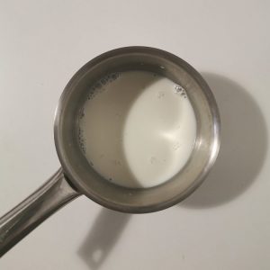 lait pour namelaka chocolat noir