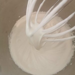 Crème montée