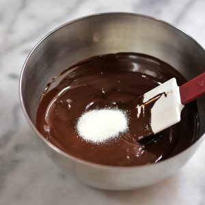 beurre de cacao Mycryo dans chocolat fondu