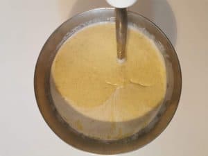 crème pâtissière mixée