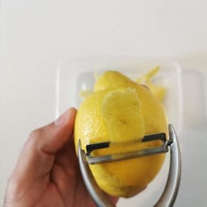 zestes pour confit citron jaune