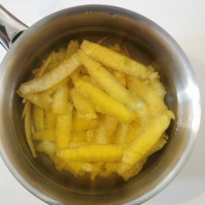 zestes citron blanchis