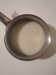 purée de coco et glucose pour glaçage blanc