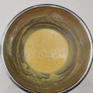 jaunes, sucre et fécule pour crème pâtissière