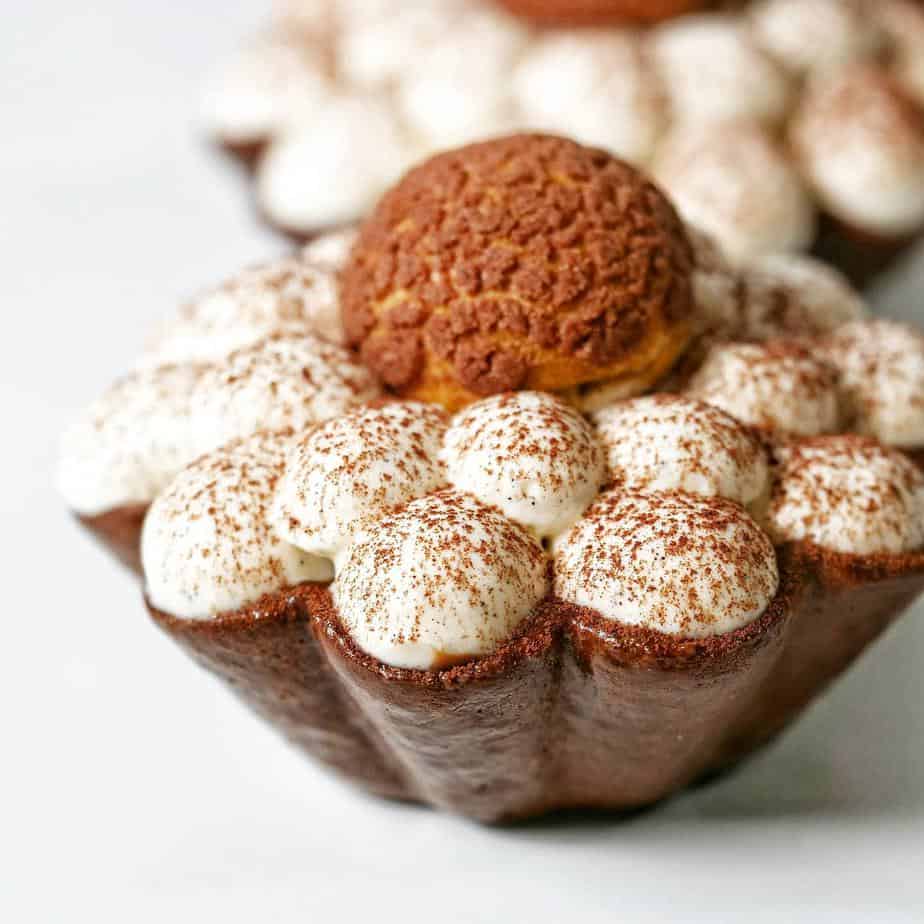 Cours de pâtisserie - Tartelette Fleur de Mocaccino