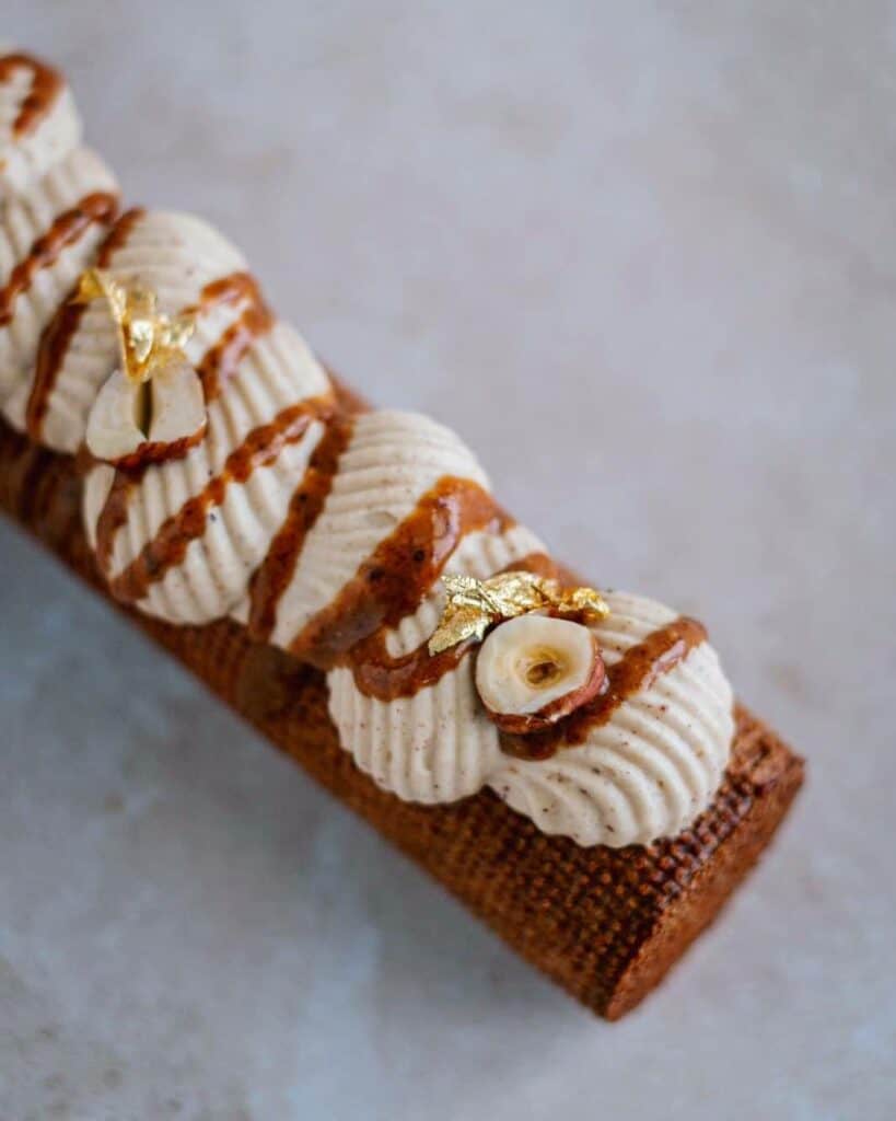 paris-brest moulé vue dessus