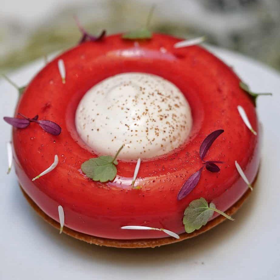 Carnet de recette - Tartelette aux fraises version Palace avec Pierre-Jean Quinonero