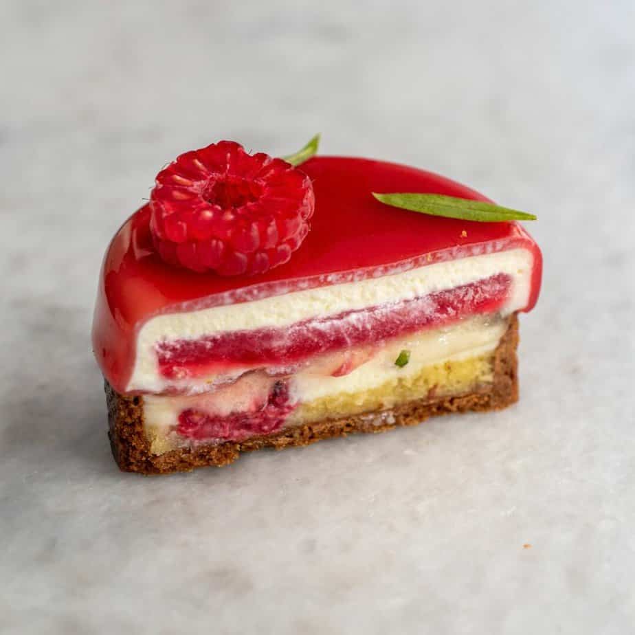 Cours de pâtisserie - Tarte et tartelette framboise-verveine