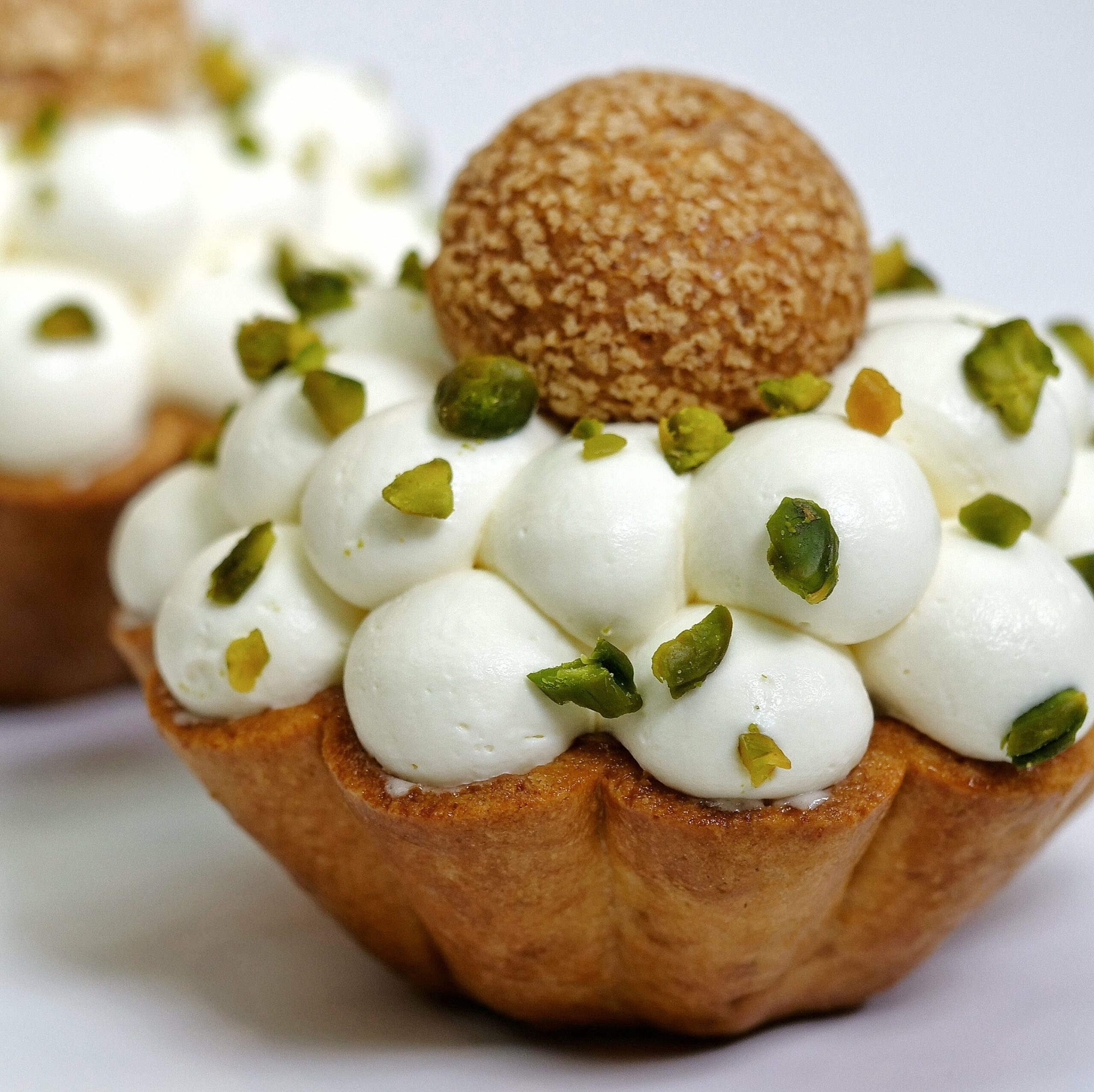 Carnet de recette - Tartelette fleur d'été abricot & pistache