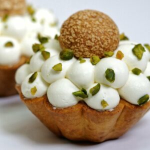 Carnet de recette - Tartelette fleur d'été abricot & pistache