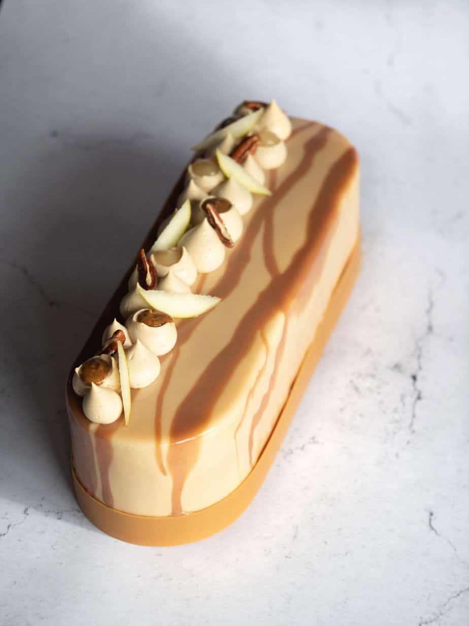 Carnet de Recette - Bûche Signature Poire-Dulcey-Pécan en 3 formats