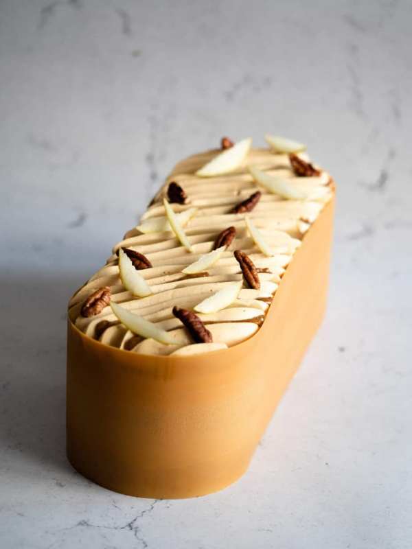 Carnet de Recette - Bûche Signature Poire-Dulcey-Pécan en 3 formats – Image 3