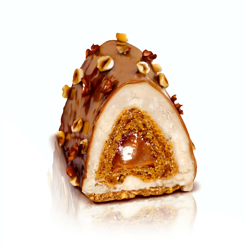 Illustration Bûche NOISETTE