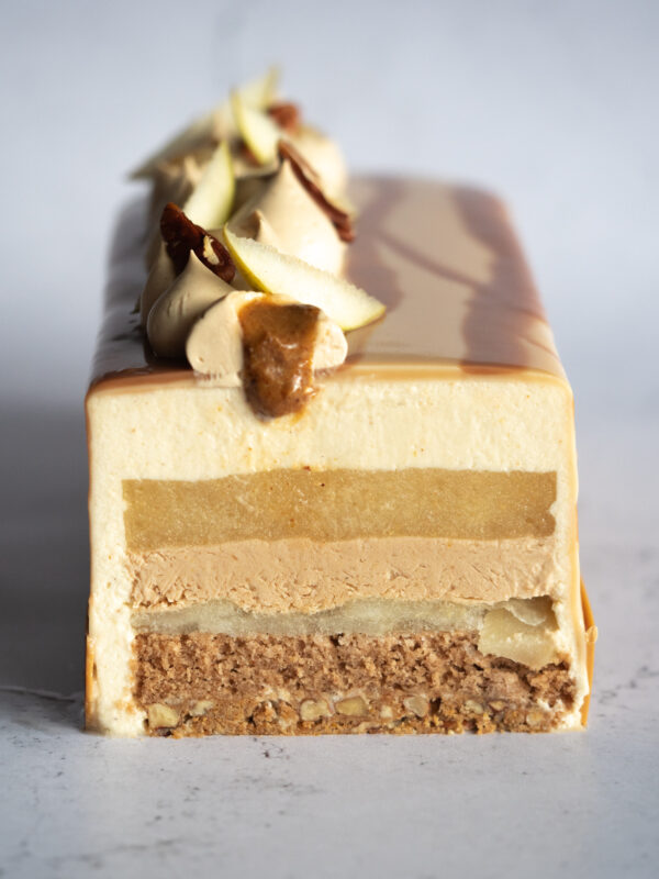Carnet de Recette - Bûche Signature Poire-Dulcey-Pécan en 3 formats – Image 4