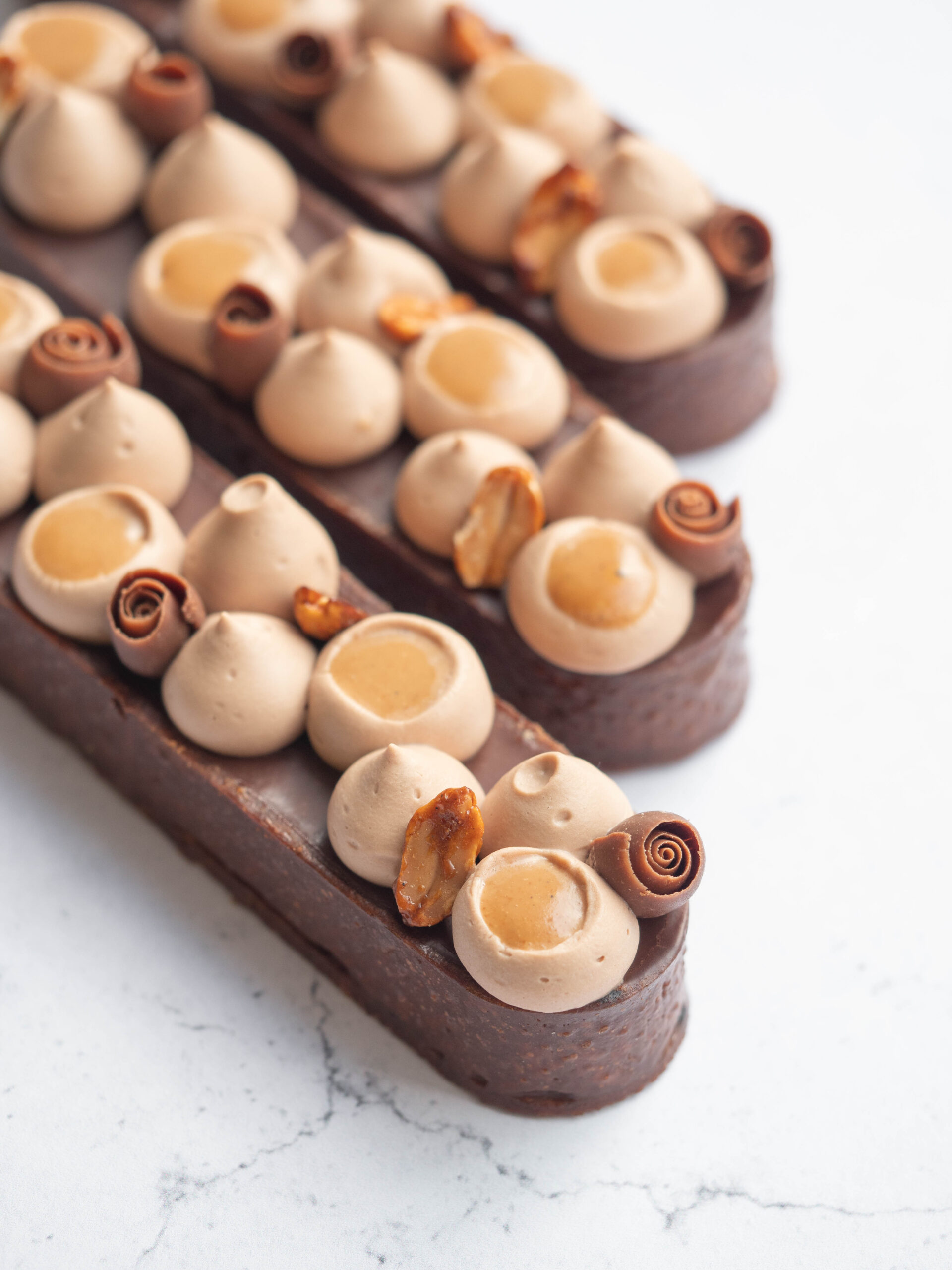 Cours de Pâtisserie - Finger-tartelette cacahuète et chocolat